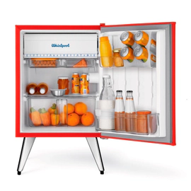 Heladera Whirlpool Retro Red 76 lts WRA09R3
