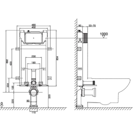 Kit deposito empotrar slendra Roca