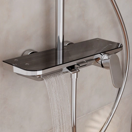 Grifería ducha exterior Andez c/estante GM 620.08.1.08.08