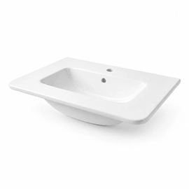 Mesada de Loza 60 Campi curve/circle 1 ag blanca MLS60/M
