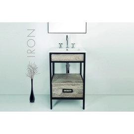 Mueble Campi Iron 50 C/mesada de loza 3ag.