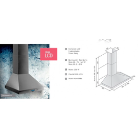 Campana Contrapared LLanos Prisma LCD 75 25273