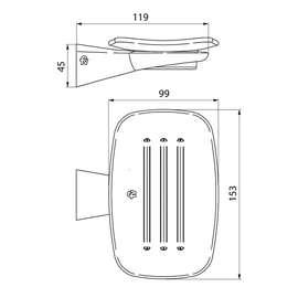 Jabonera FV epuyen negro 0168/L2-NG