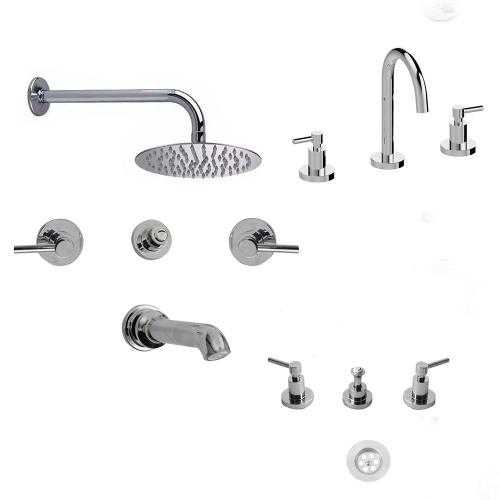 Griferia Juego Triumph Hidromet C/Duchon Redondo Lever