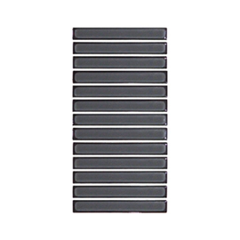 Revestimiento Piu Mosaico Play Bamboo gris MOSBAMGRIS15030