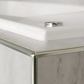 Esquinero espiga Atrim 12MM cromo mate 8978