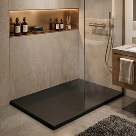 Plato de ducha Bagnara 1200X700X26 Negro XVA0232