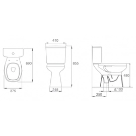 Roca Mónaco Kit Confort Blanco