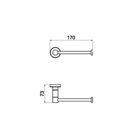 Accesorio Andez Portarrollo s/Tapa Match Classic cr 207.19.1.04.04
