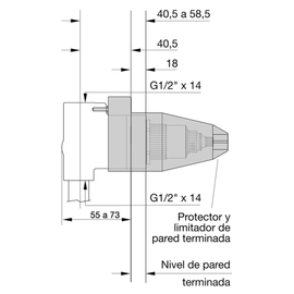Juego termostatico FV para ducha y bañera 0216.FVBASE