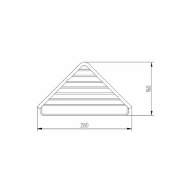 Accesorio de baño Robinet Esquinera profunda niquel mate oro