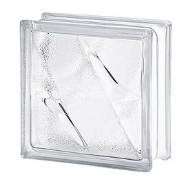 Ladrillo de vidrio Vitroblock Stella incol 19x19 50038