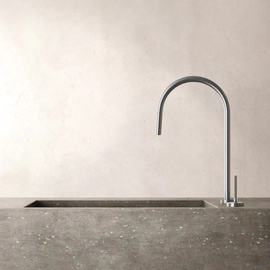 Griferia monocomando cocina Peirano beat Joystick niquel 20-201NI