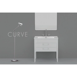 Mueble Campi Curve 60 blanco con mesada 3 ag CU60CAL3