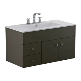 Mueble vanitory Ferrum 90 cm cadria de colgar blanco CDR-MB-020-BL