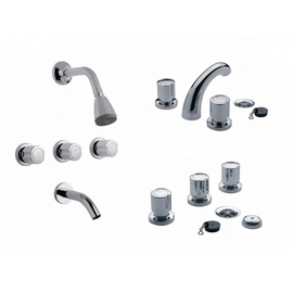 Griferia Baño Completa Fv Allegro 15 Ducha Lavatorio Bidet