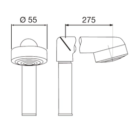 Grifería de ducha FV pressmatic antivandalica 0339-CR
