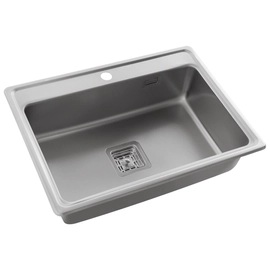 Bacha de cocina Mi pileta 60x42x18 con sifon y agujero dosificador 783E