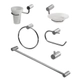 Griferia baño comp.Hidromet Fly Lavatorio Bidet Ducha+Kit