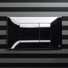 Tapa Ideal suma con 2 teclas cromo 81100