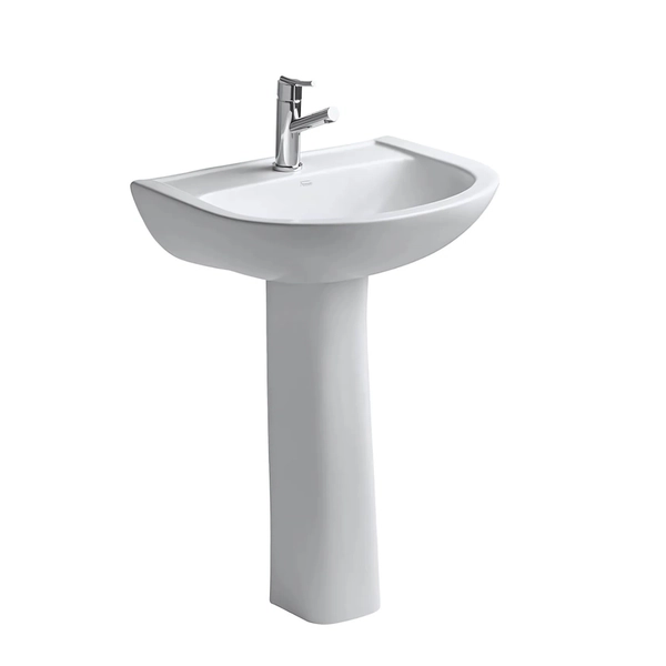 Bacha de lavatorio Ferrum atuel olivos 1AG blanco ATU-LV-100-BL