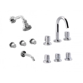 Griferia baño Vasser Galena lavatorio bidet ducha