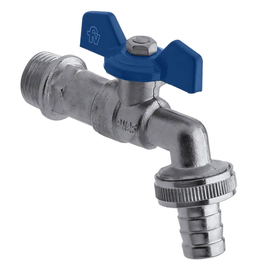 Canilla FV jardin para manguera con cierre esferico 19 mm