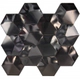 ARREN Malla Negro Metalizado Hexagonal 30x30 modelo YGS 069 STAR