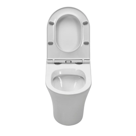 Inodoro corto con asiento Piazza Abruzzo B0701