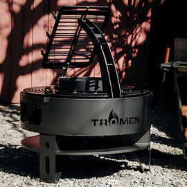 Parrilla Tromen 80x95cm duomo ceibo a leña 05-000-177