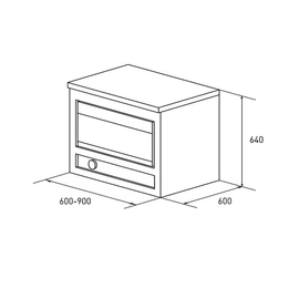 Horno Semi industrial TST 60cm 480-60