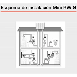 Bomba Presurizadora Rowa Mini 9 Bronce Mayor Presion