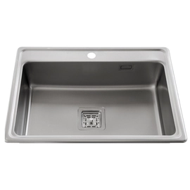 Bacha de cocina Mi pileta 60x42x18 con sifon y agujero dosificador 783E