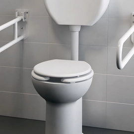 Tapa de inodoro Ferrum espacio asiento blanco ESP-TP-007-BL