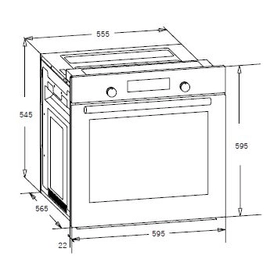 Horno electrico multifuncion Spar Gn 82 6545-066