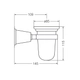 Portavaso FV chess con vaso 0169/84-CR
