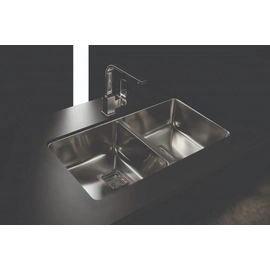 Bachas Cocina Johnson Doble Quadra 70.8x37x17.5 Q76