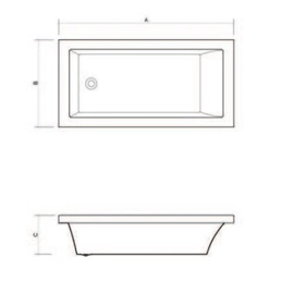 Bañera Versailles Soho 50 solo casco 150x75 SHB50