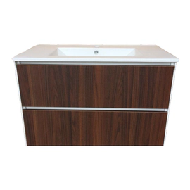 Mueble Vanitory Capri 82 Cm Minda Para Colgar Con Mesada LCC080