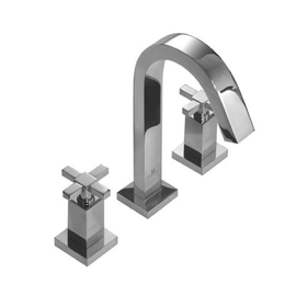 Griferia baño Hidromet Lavatorio Geometry Cruz Cromo