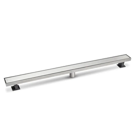 Desagüe Aqua Atrim lineal 2 en 1 cromo mate/ceramic 90cm DA900T02