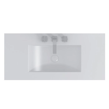 Mesada Ferrum Cadria c/ Bacha 100cm 1 Ag LX11FB CDR-MS-001-BL