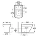 Bidet Roca hall 3 agujeros blanco