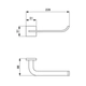 Portarollo Novum edge black FR167/J3-BK
