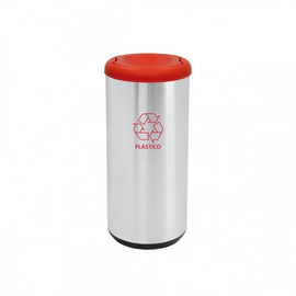 Cesto capsula Tramontina selec plus Rojo 40 lt 94539/202