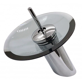 Lavatorio de baño Ultragrif Redondo Monoc. Bajo GLASS