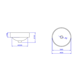 Bacha Deca Clasic Blanca L1050.17