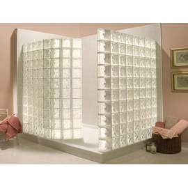 Ladrillo de vidrio Vitroblock Pegasus 19x19x8 Nube Incoloro G60