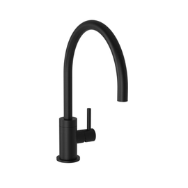 Griferia de cocina Hidromet Mini Cucina Monoc Pico curvo black 02070NEGR