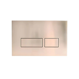 Tapa Ferrum doble tecla rectangular niquel REP-RA-051-NQ